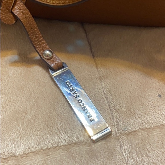 Franco Sarto Large Tan Leather Hobo Bag - Picture 3 of 13